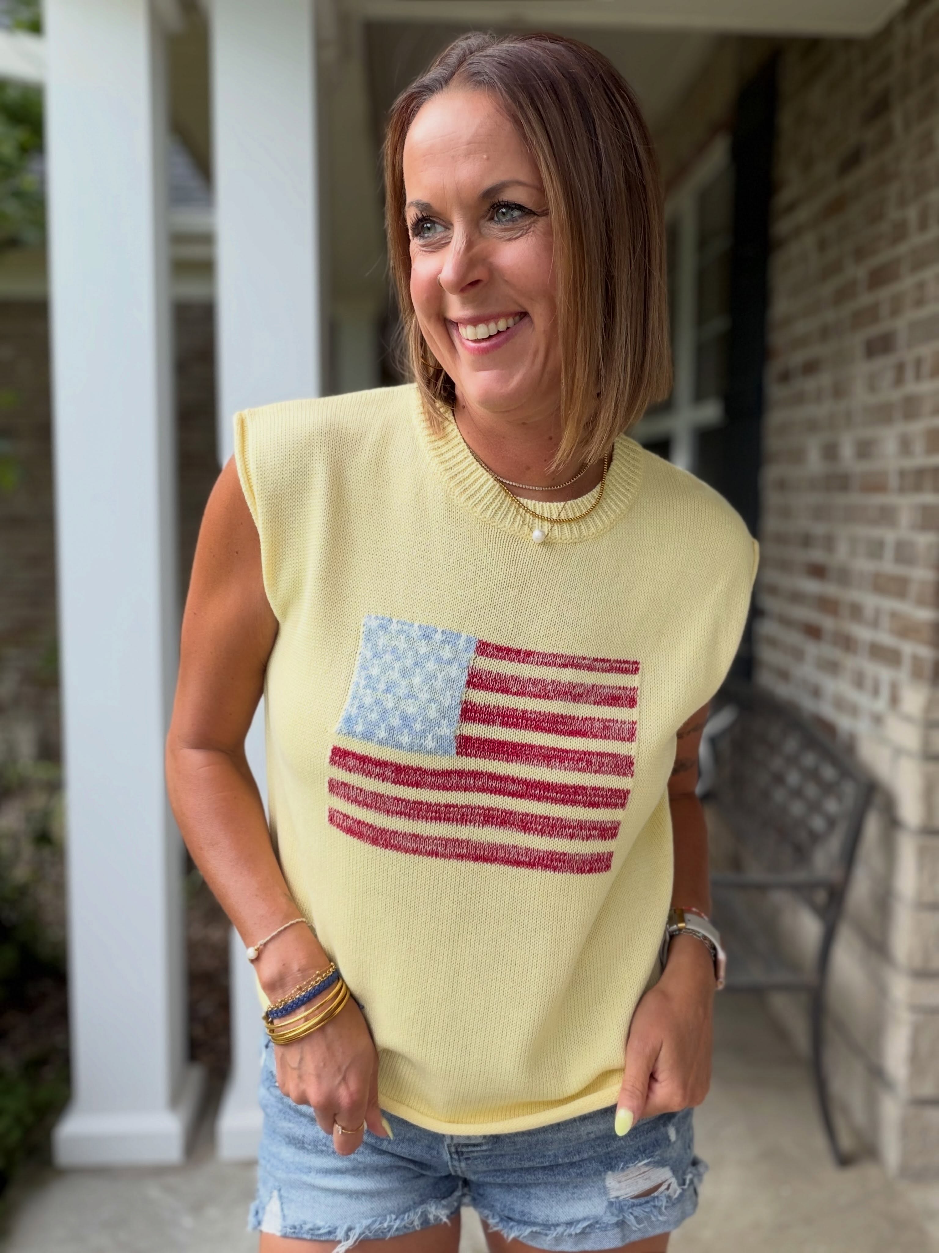 The butter yellow trend but make it patriotic 🧈💛🇺🇸

@shopclarabellesboutique