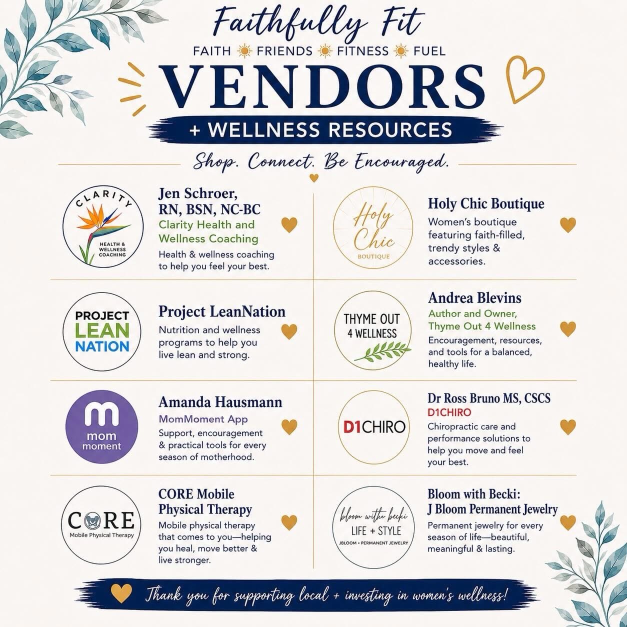 So much local biz goodness for Saturday 🩵 Come on out and support! 👏

@faithfullyfit_tiffany 
@autumnandbluesboutique 
@mombunsandruffles 
@holychicboutique2 
@soulnutritionstpeters 
@beetifultans