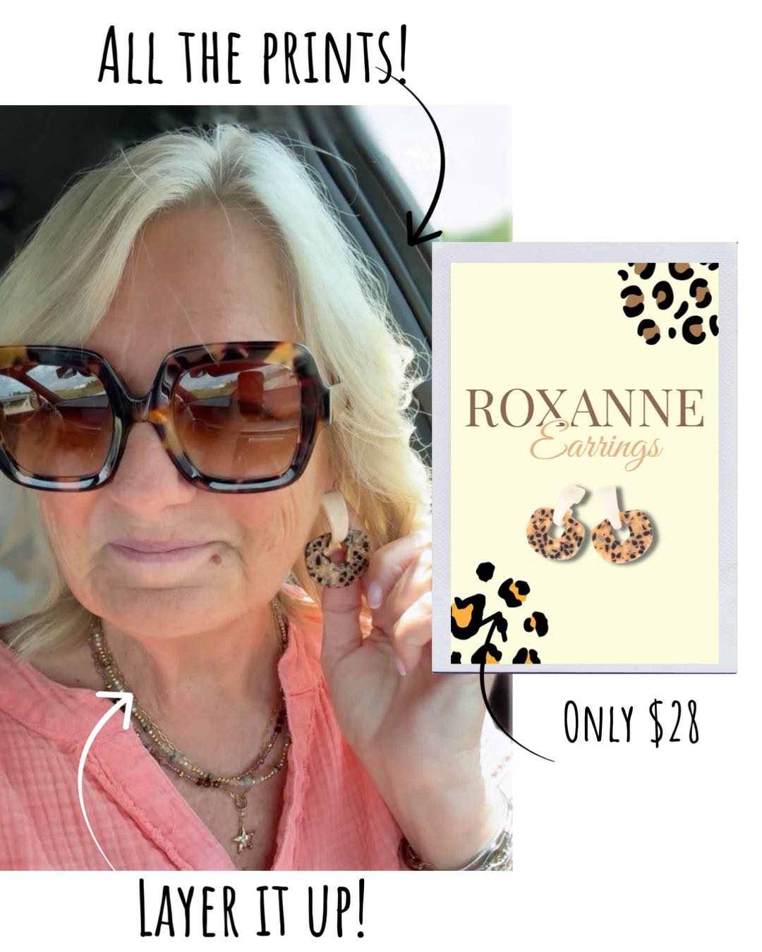 Must have Monday 🤎 Roxanna earrings! Leopard is a neutral 💁‍♀️ Agree?!